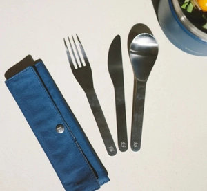 Set de 3 couverts inox QWETCH personnalisable