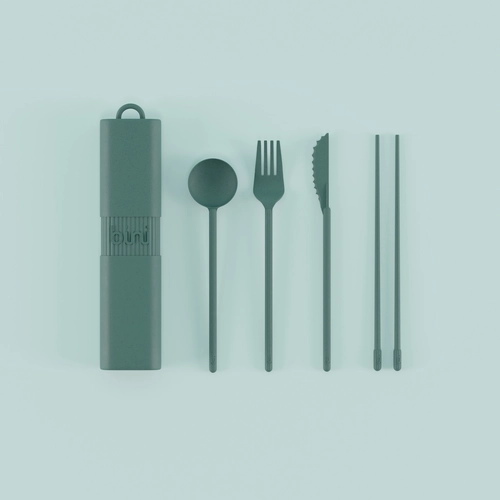 image du produit Couvert made in France BINI - Kit de couvert en matière naturelle biosourcée