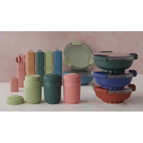 image du produit Couvert made in France BINI - Kit de couvert en matière naturelle biosourcée