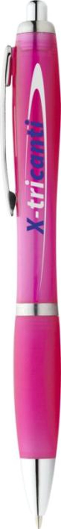 Stylo bille avec corps et grip colorés personnalisable