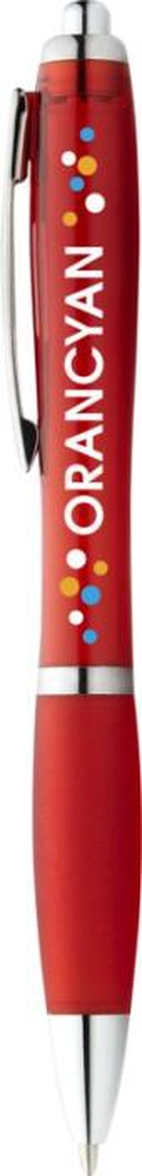 Stylo bille avec corps et grip colorés personnalisable