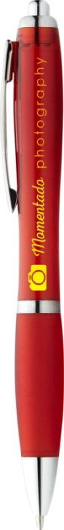 Stylo bille avec corps et grip colorés personnalisable