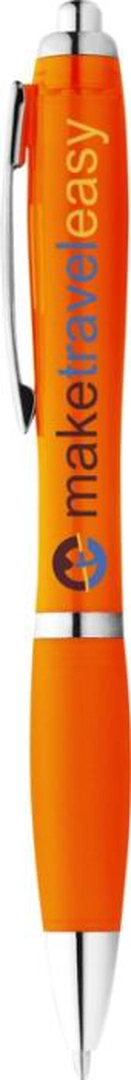 Stylo bille avec corps et grip colorés personnalisable