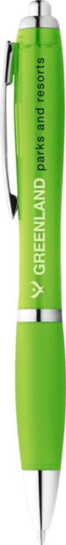 Stylo bille avec corps et grip colorés personnalisable