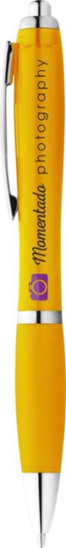 Stylo bille avec corps et grip colorés personnalisable