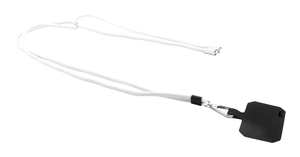 Tour de cou support pour téléphone portable en RPET réglable en longueur personnalisable