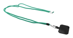Tour de cou support pour téléphone portable en RPET réglable en longueur personnalisable