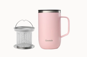 Mug isotherme tisanière QWETCH - 470 ml personnalisable
