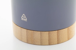Mug isotherme 600 ml en inox recyclé et bambou personnalisable