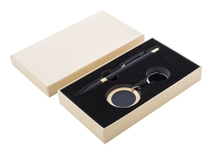 Set de 2 pièces dans un coffret cadeau en papier kraft. personnalisable