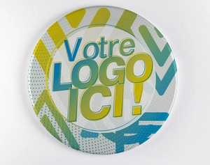 Badge Miroir de Poche - Diamètre 88 mm - Made in France personnalisable
