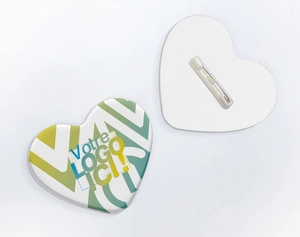 Badge Textile 100% personnalisable avec forme sur-mesure