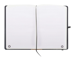 Carnet de notes A5 en RPET et liège - 80 feuilles lignées en papier recyclé personnalisable