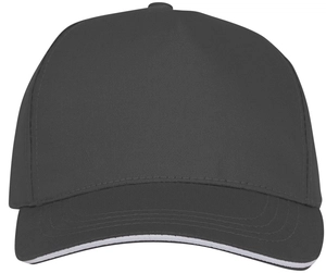 Casquette sandwich 5 panneaux - Panneau frontal renforcé personnalisable
