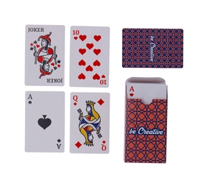 Cartes à jouer personnalisées 54 cartes - fabrication Europe personnalisable
