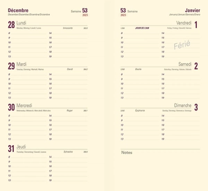 Agenda de poche 128 pages - Made In France personnalisable