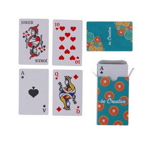 Cartes à jouer personnalisées 54 cartes - fabrication Europe personnalisable