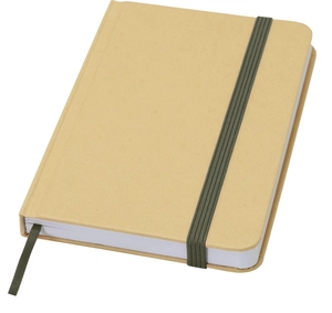 Carnet A6 uni recyclé à couverture rigide personnalisable
