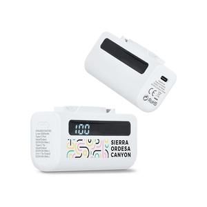 Batterie externe 5000 mAh en plastique recyclé - Power Bank original personnalisable