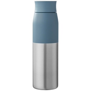 Bouteille à couvercle à torsion en acier inoxydable recyclé - 650 ml personnalisable