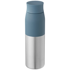 Bouteille à couvercle à torsion en acier inoxydable recyclé - 650 ml personnalisable