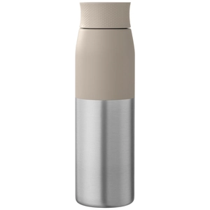 Bouteille à couvercle à torsion en acier inoxydable recyclé - 650 ml personnalisable
