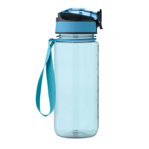 Bouteille de sport motivante en RPET avec paille intégrée personnalisable