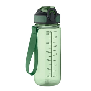 Bouteille de sport motivante en RPET avec paille intégrée personnalisable