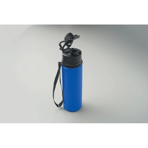 Bouteille de sport pliable en silicone avec couvercle en PP personnalisable