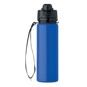 Bouteille de sport pliable en silicone avec couvercle en PP personnalisable