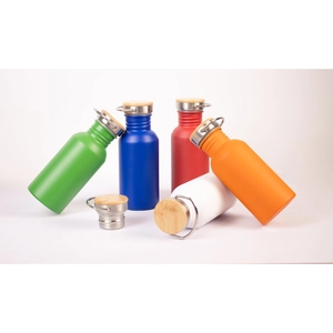 Bouteille en acier inoxydable à simple paroi (90 % recyclé) personnalisable