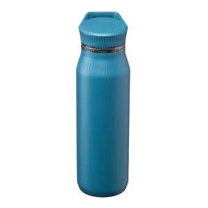 Bouteille en acier inoxydable avec double couvercle et poignée - 750 ml personnalisable