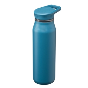 Bouteille en acier inoxydable avec double couvercle et poignée - 750 ml personnalisable