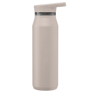Bouteille en acier inoxydable avec double couvercle et poignée - 750 ml personnalisable