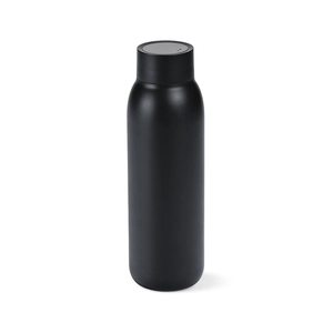 Bouteille en inox recyclé 650 ml double paroi - avec affichage LED de la température personnalisable