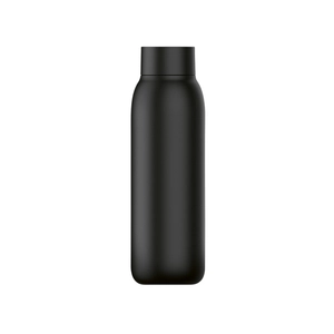Bouteille en inox recyclé 650 ml double paroi - avec affichage LED de la température personnalisable