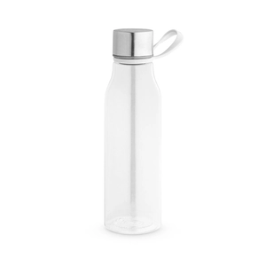 Bouteille en PET recyclé (100 % rPET) avec une finition brillante translucide personnalisable