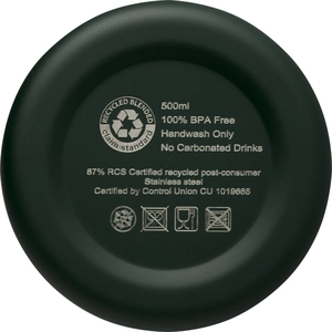 Bouteille isotherme 500ml avec isolation par le vide et couche de cuivre personnalisable