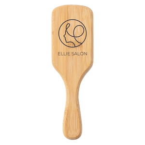 Brosse à cheveux en bambou personnalisable