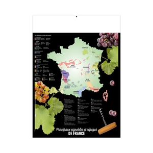 Calendrier bancaire publicitaire Marianne couleurs de 14 mois avec 9 versos au choix personnalisable