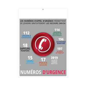 Calendrier bancaire publicitaire Marianne Pop de 14 mois avec 9 versos au choix personnalisable