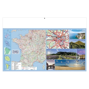 Calendrier bancaire publicitaire normandie personnalisable