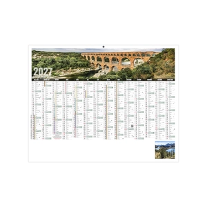 Calendrier bancaire publicitaire occitanie