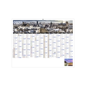 Calendrier bancaire publicitaire paris