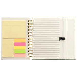 Carnet à spirales avec notes adhésives - B6 personnalisable