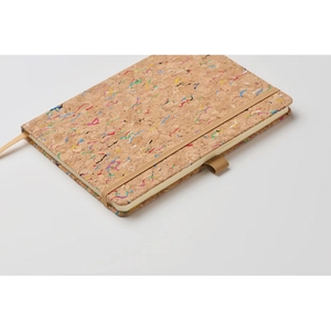 Carnet A5 avec couverture en liège rigide et colorée personnalisable