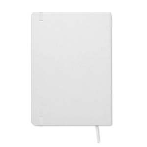 Carnet A5 avec couverture rigide 200 pages lignées - fabrication Europe personnalisable