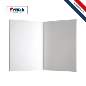 Carnet A5 slim fabrication France - 32 feuilles en papier blanc  personnalisable