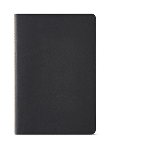 Carnet de notes A5 couverture en carton recyclé - 160 pages ivoires lignées FSC 70g/m2 personnalisable