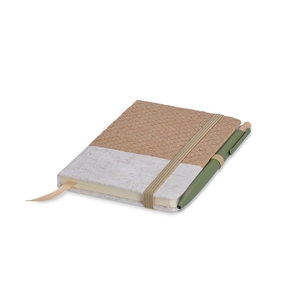 Carnet de poche couverture coton et fibres de bambou personnalisable